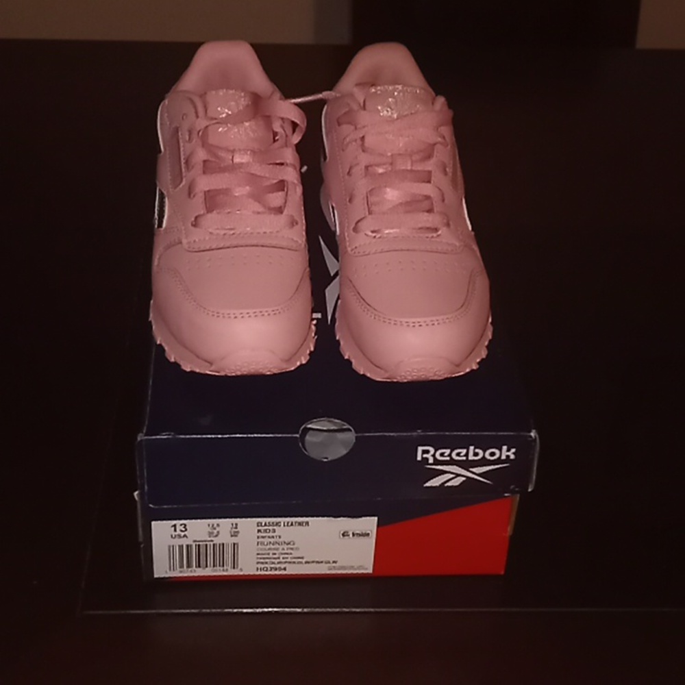 Reebok pink sneakers for girls